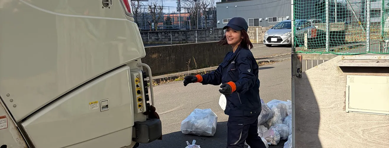 路面洗浄の様子