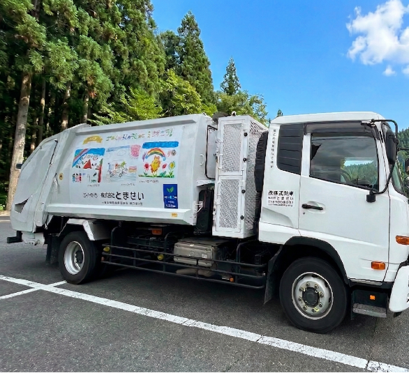 廃棄物収集の作業風景